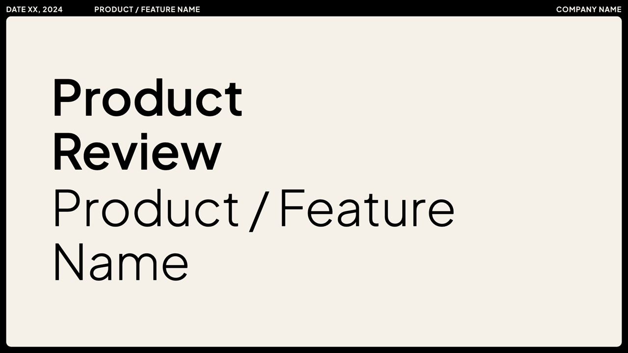 Превью стиля Strict Review